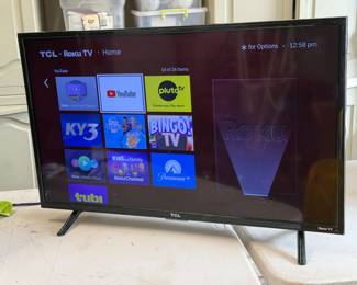 32” Samsung smart television with remote