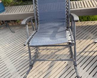 Outdoor lawn rocker