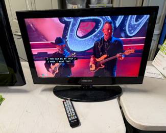 32” Samsung smart television with remote