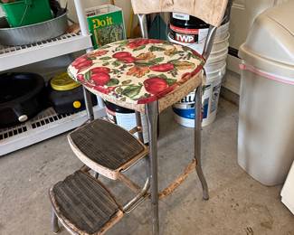 Vintage step ladder/seat