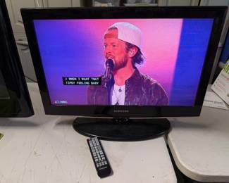 32” Samsung smart television with remote