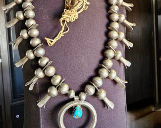 1930 Old Pawn Squash Blossom - All original