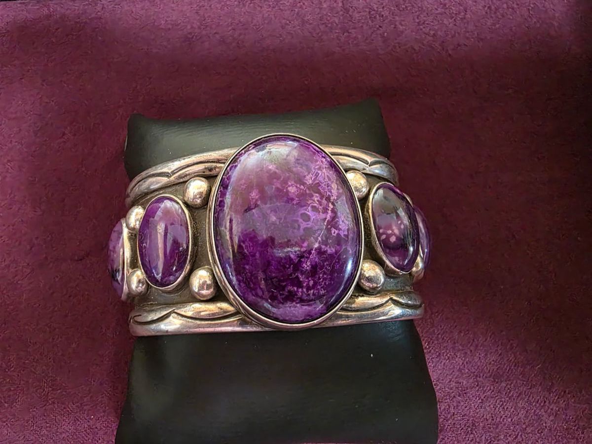 Lee Chavez Sugilite cuff