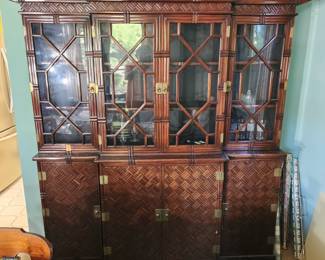 Vintage Maitland & Glascoe china cabinet.
