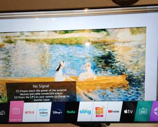 65" LG SMART flat screen TV