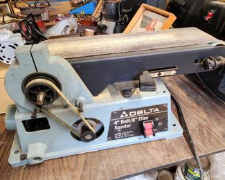 Delta combo 4" belt sander & 6 "disc sander