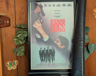 vintage Reservoir Dogs VHS display ad