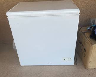 believe is 7 cu. ft. currently used as a cold plunge $100