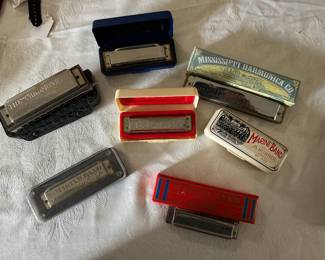 Variety of Harmonicas
