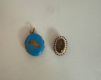 Mourning Jewelry from the mid 1800's. 