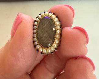 Mourning Jewelry from the mid 1800's. 