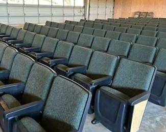 Stadium Style Chapel Chairs.