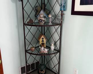 . . . very nice wrought iron open rack