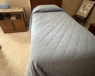 . . . twin bed