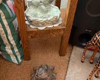 . . . birds and frog