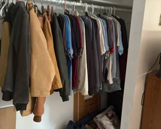 . . . outerwear and men's clothing