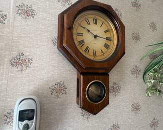 . . . nice regulator-style clock