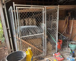 . . . large dog kennel