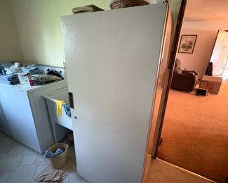 . . . upright freezer