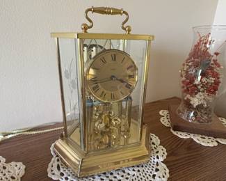 . . . brass mantle clock