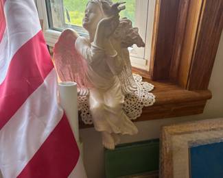 . . . angel statue