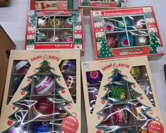 Shiny Brite Ornaments