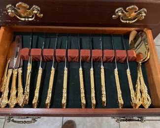 3 Drawer Silverware Chest