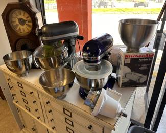 03 Kitchen Aid Mixers with Extras