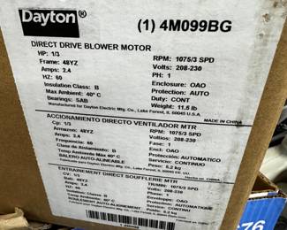 New Electric Motor in Box