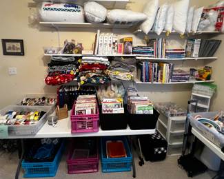 Quilting supplies galore!