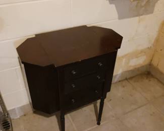 Antique sewing cabinet Martha Washington