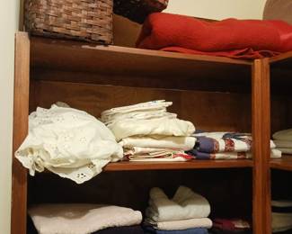 Lots of towels and linens