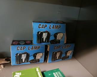 Cap lamp for night time camping or hunting