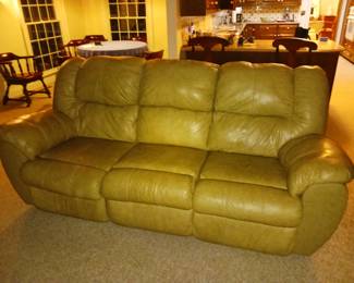 Leather sofa