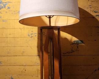 Mid Century Modern Teak Lamp
