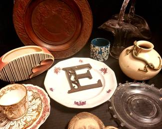 Various Antique to Vintage Decorative Wares