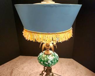Mid Century Murano Art Glass Table Lamp