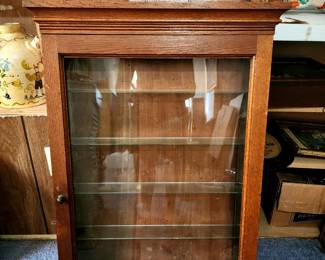 Eastlake Victorian Walnut Display Cabinet
