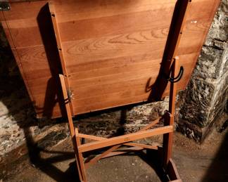 Antique or Vintage Solid Wood Drafting Table
