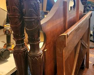 Chippendale Style Four Post Bed Frame