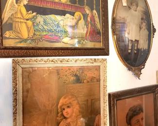 Various Framed Antique Prints / Photos