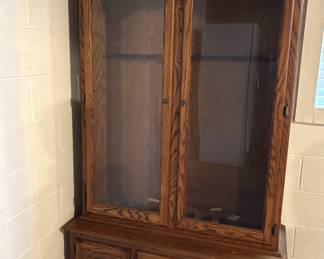 Nice Oak Gun Cabinet