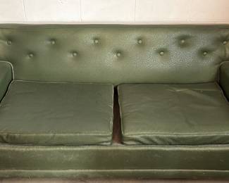 Vintage Naugahyde Sofa