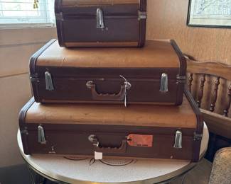 50's Luggage Set