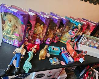 Cinderella, Snow White, etc