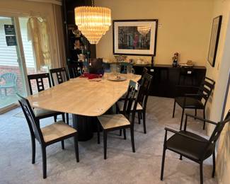 Set of 8 Josef Hoffmann Style Dining Chairs 