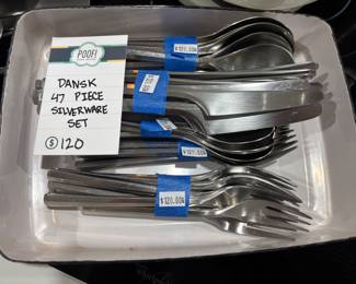 Dansk 47 Piece Silverware Set 