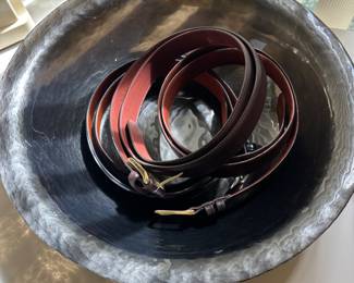 Silver Bowl, Belts 