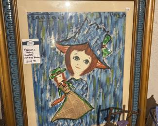 Frankois Paris Signed Painting 
