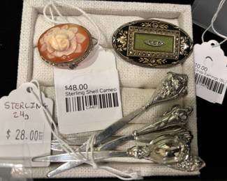 Sterling Shell Cameo